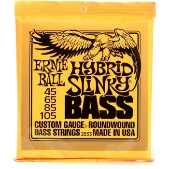 Struny do gitary basowej Ernie Ball  EB2833  45-105